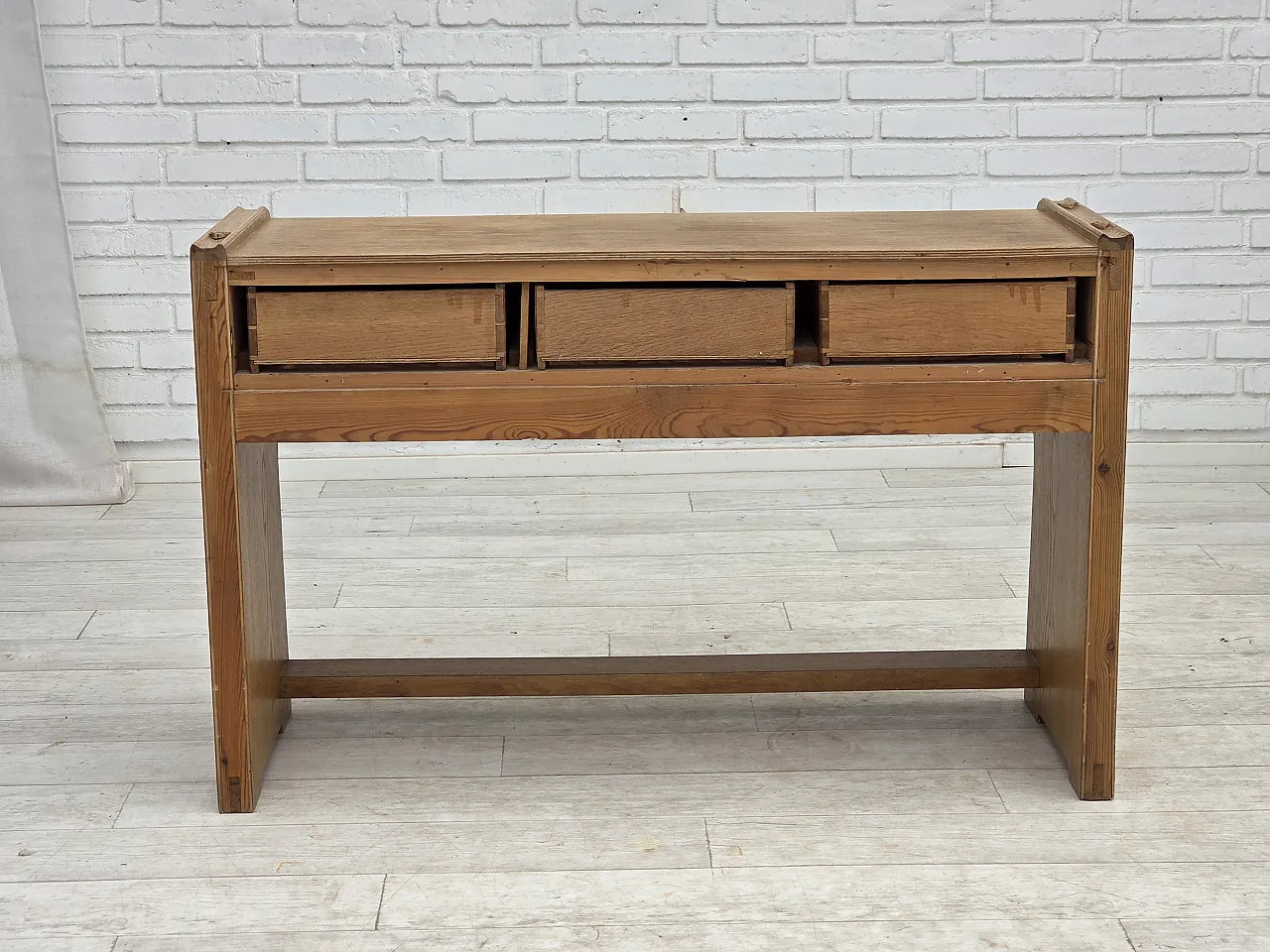 Danish chest of drawers, oak wood, , 1970s 15