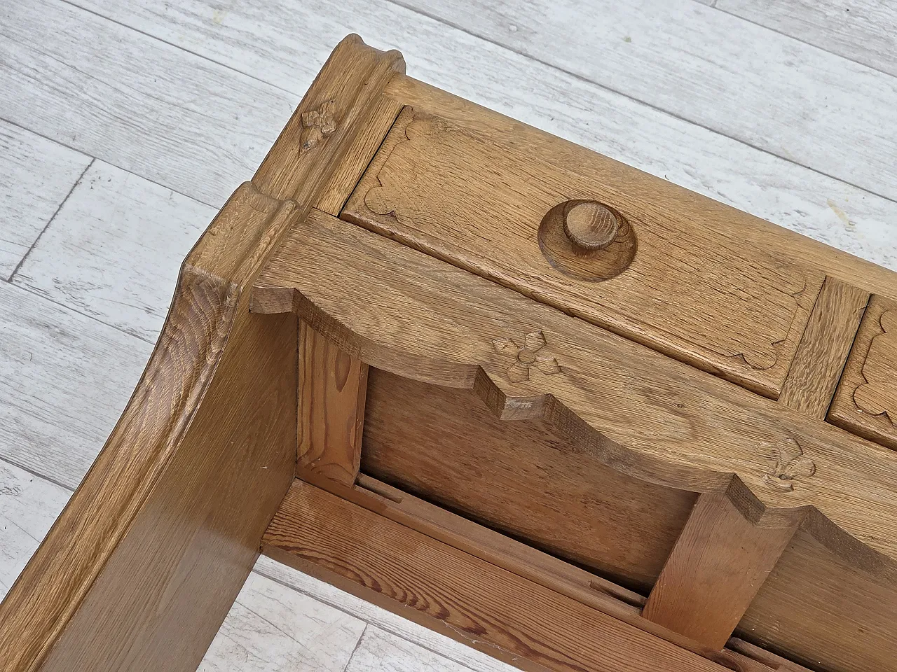 Danish chest of drawers, oak wood, , 1970s 19