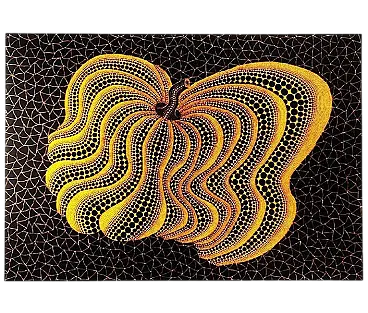 Litografia in edizione limitata di Yayoi Kusama, anni '90