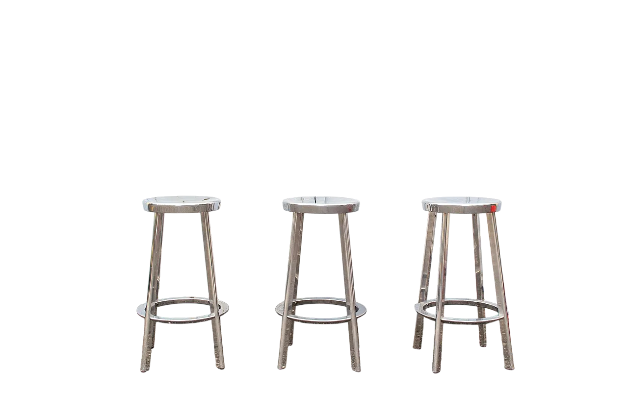 3 Sgabelli Déjà-Vu in alluminio di Naoto Fukasawa per Magis, anni 2000 7