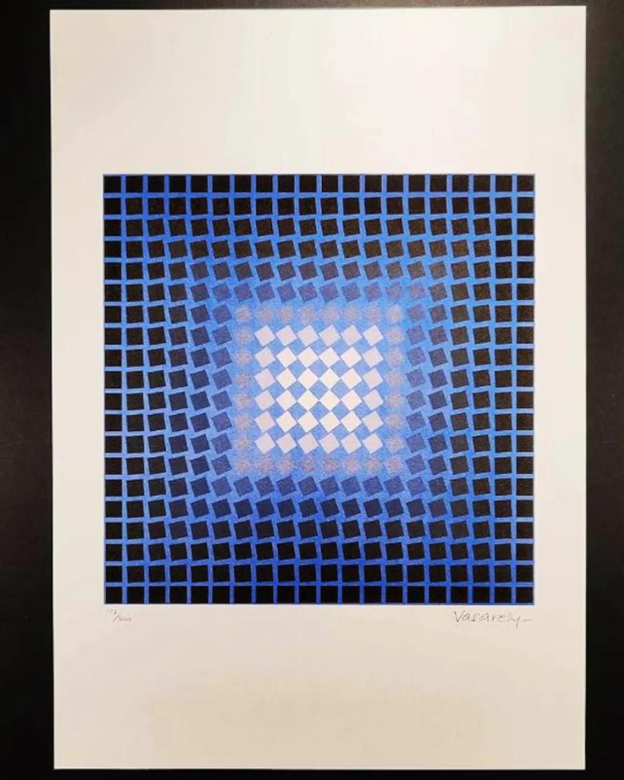 Litografia numerata in edizione limitata di Victor Vasarely, anni '70 1