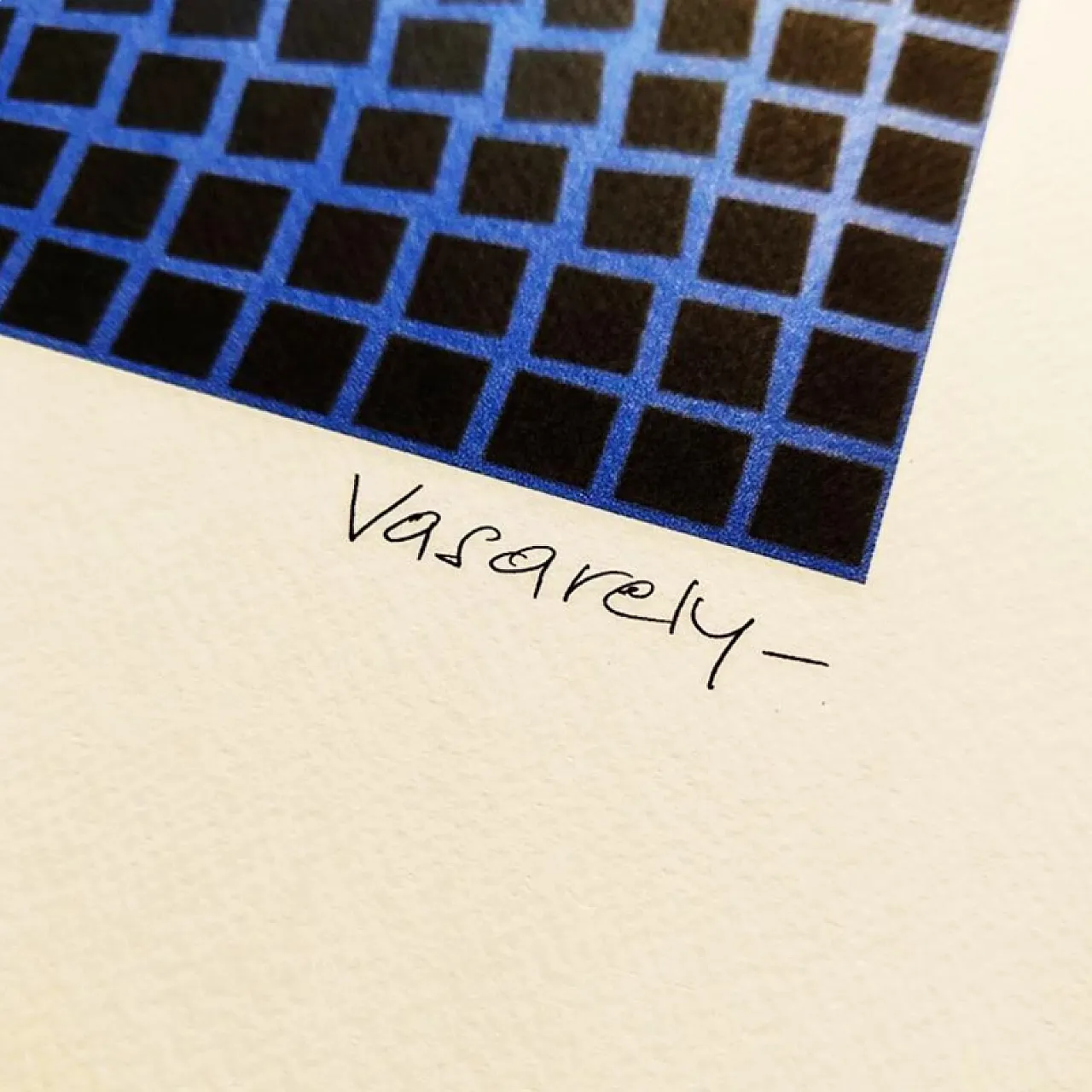 Litografia numerata in edizione limitata di Victor Vasarely, anni '70 3