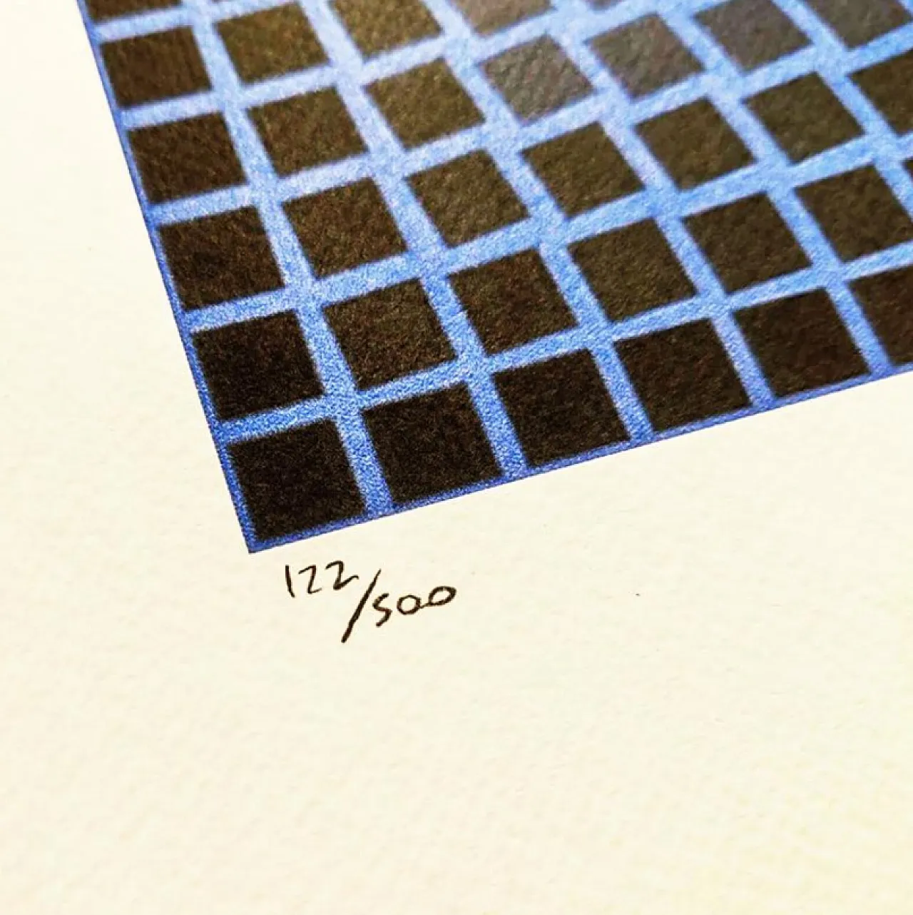 Litografia numerata in edizione limitata di Victor Vasarely, anni '70 4