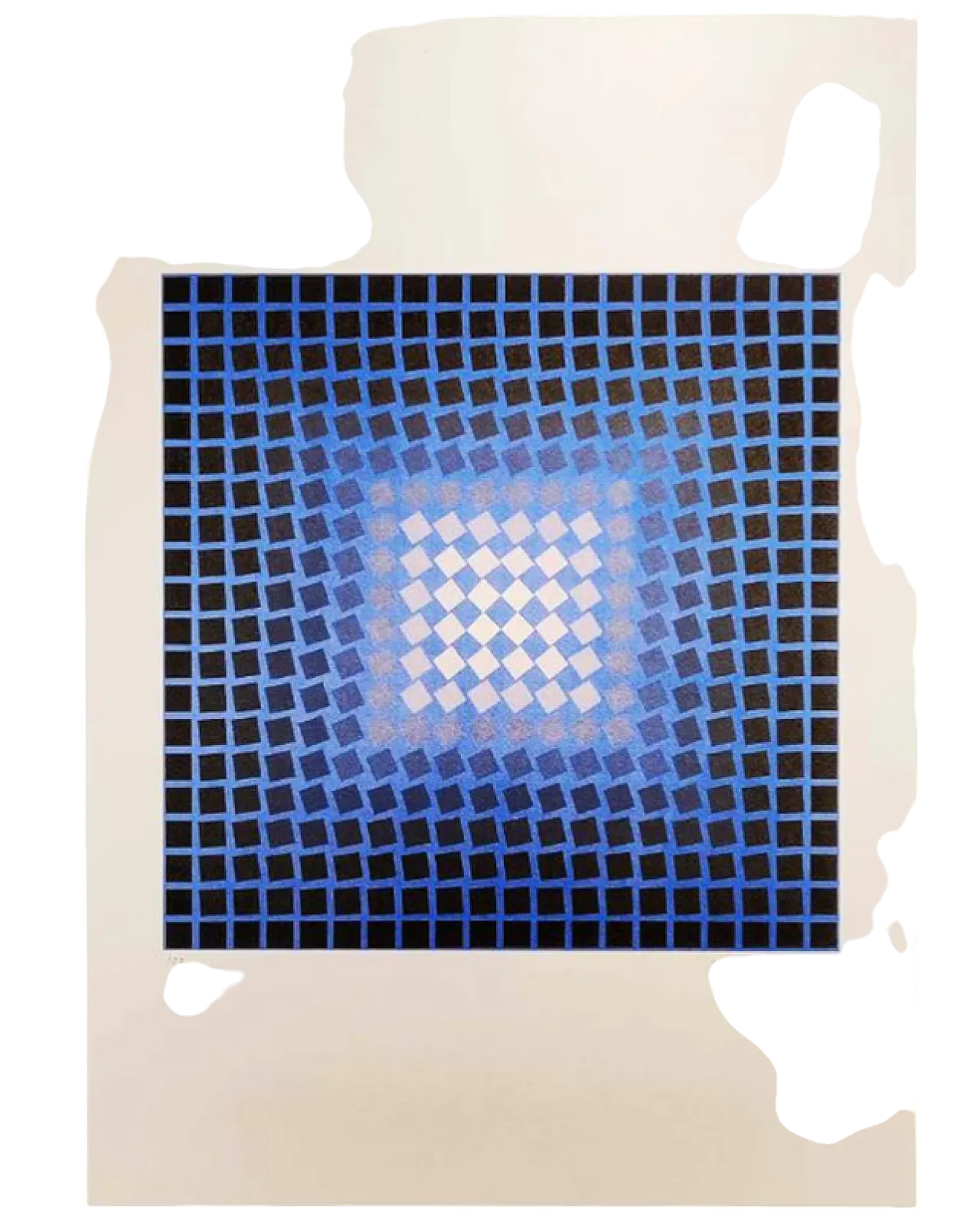 Litografia numerata in edizione limitata di Victor Vasarely, anni '70 8