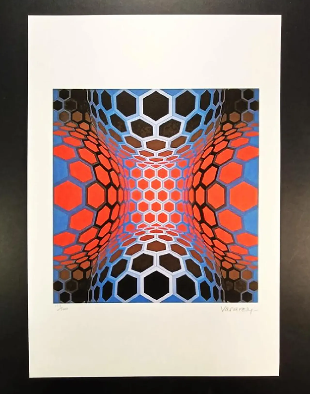 Victor Vasarely Limited numbered Edition Lithograph, 1970s 2