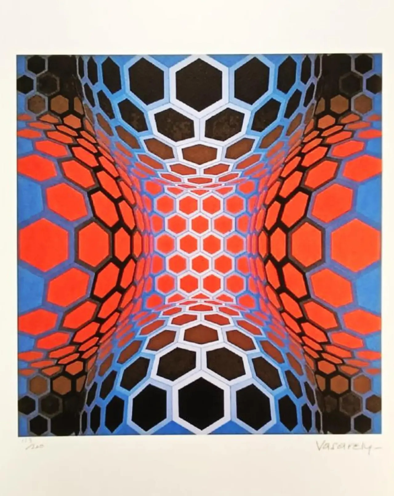 Victor Vasarely Limited numbered Edition Lithograph, 1970s 3
