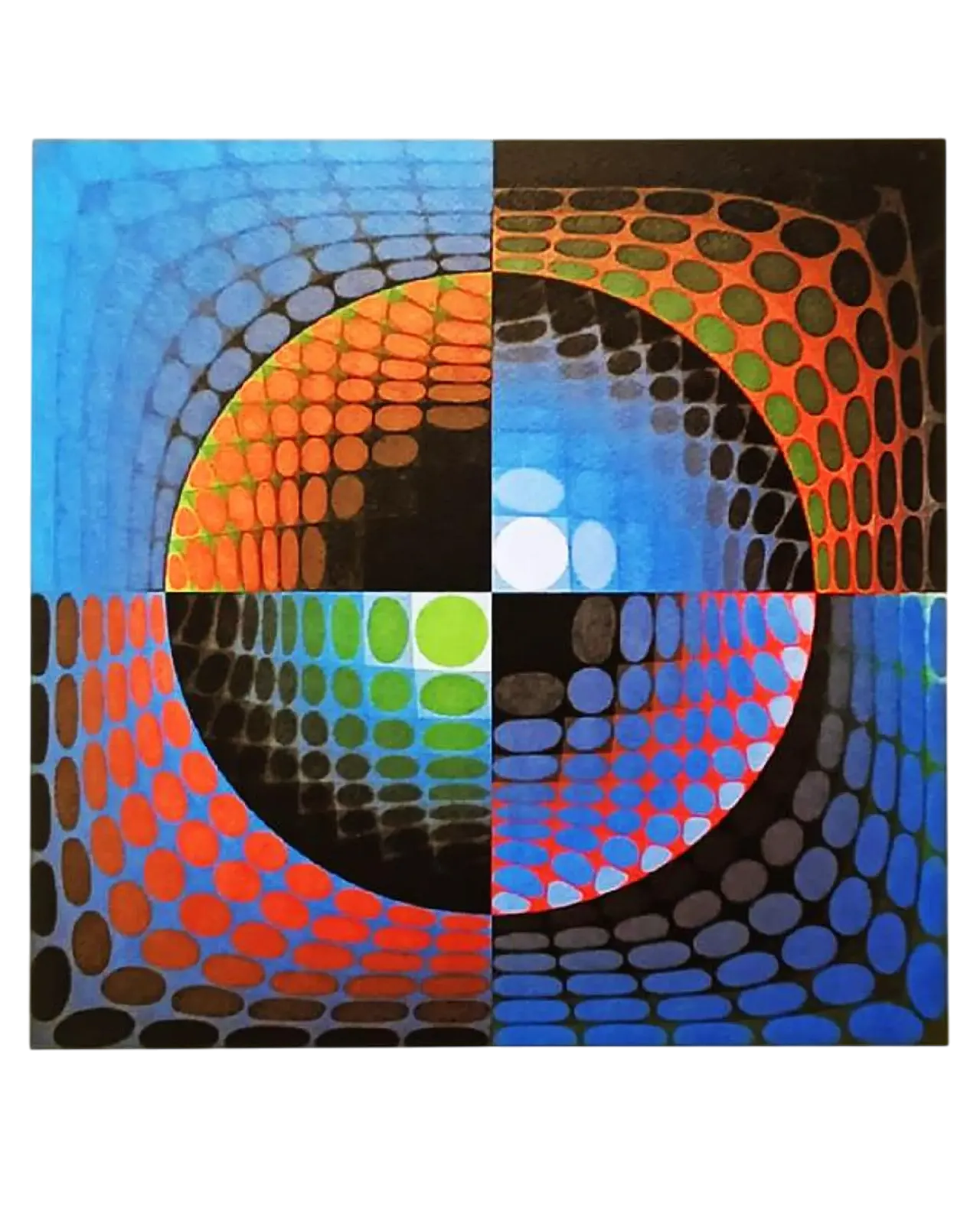 Victor Vasarely Limited numbered Edition Lithograph, 1970s 8
