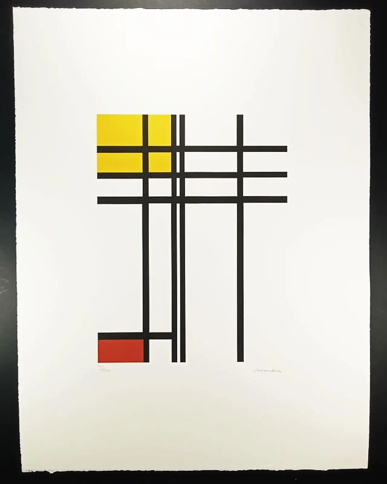 Piet Mondrian Limited Edition Lithograph, 1970s 1