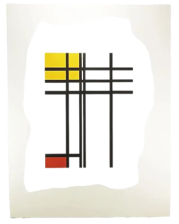 Piet Mondrian Limited Edition Lithograph, 1970s