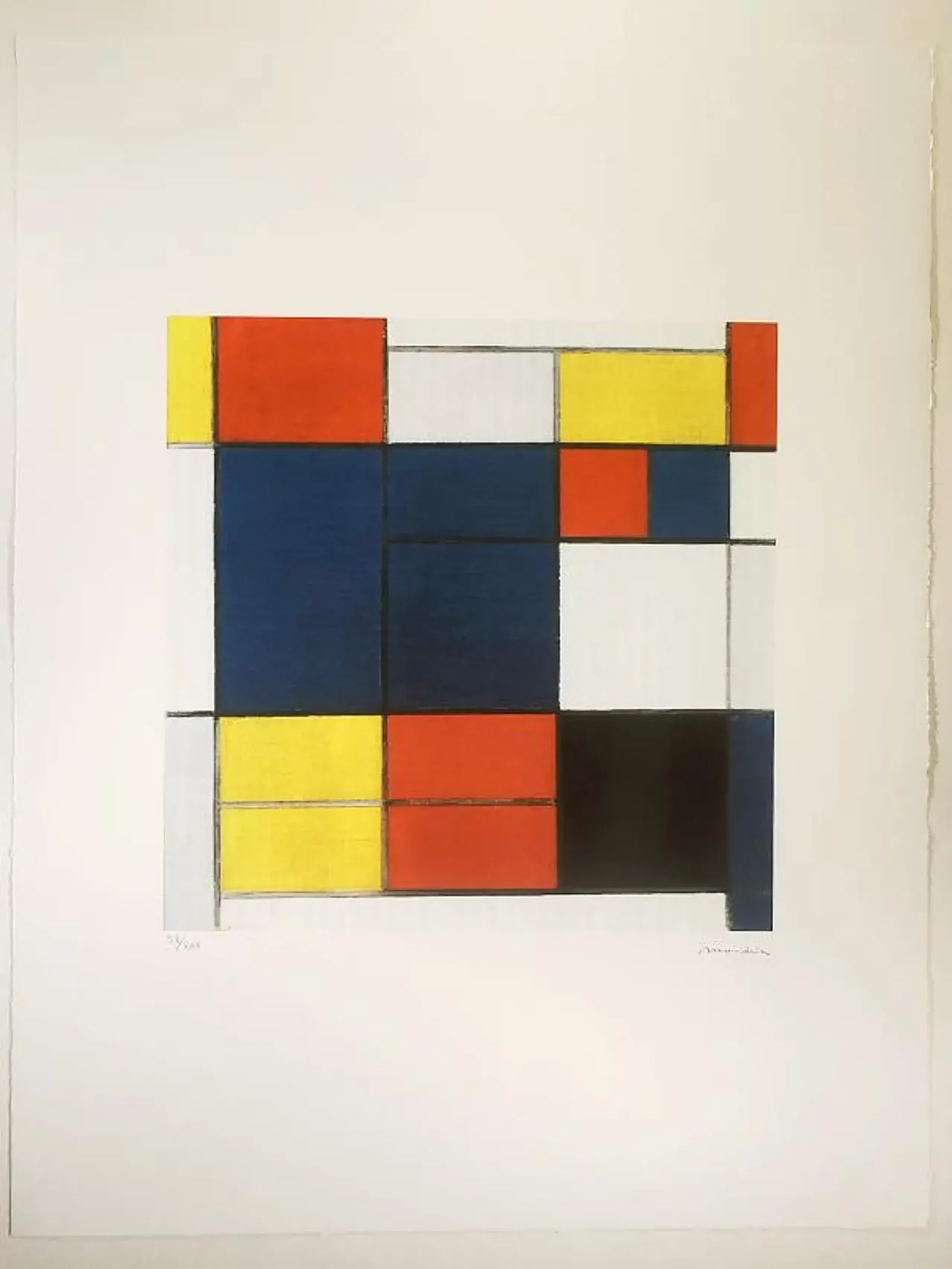 Piet Mondrian Limited Edition Lithograph, 1970s 1