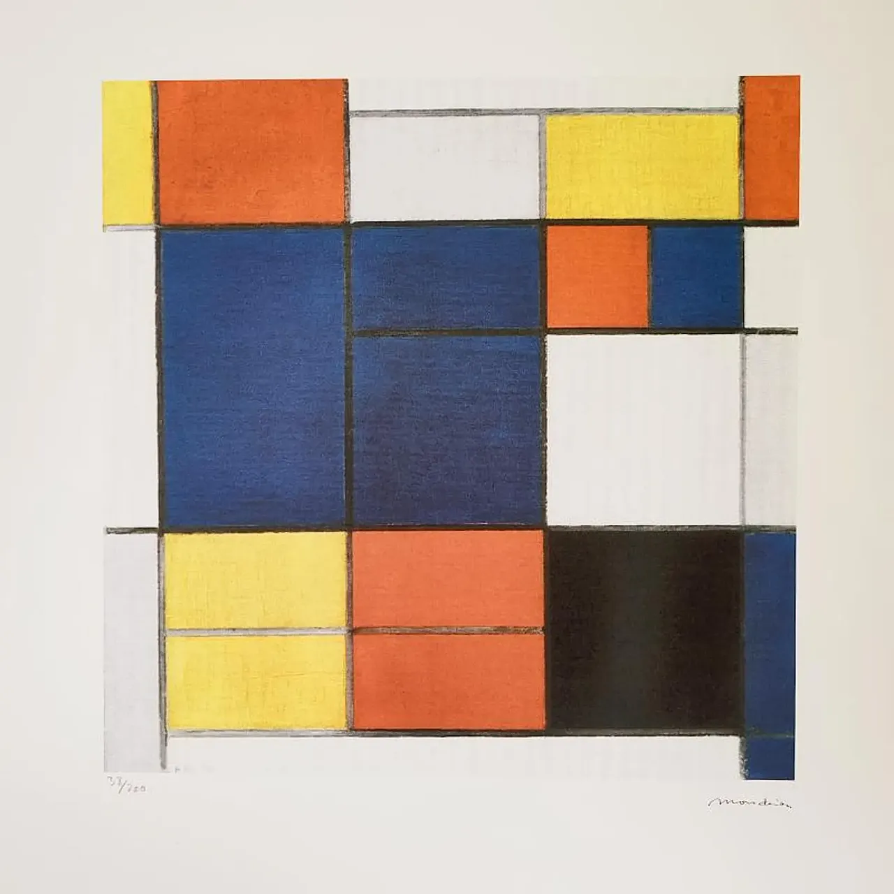 Piet Mondrian Limited Edition Lithograph, 1970s 2