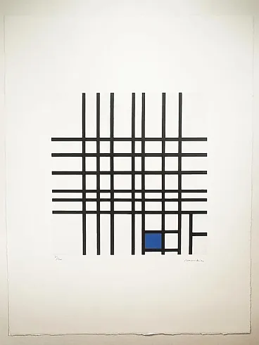 Piet Mondrian Limited Edition Lithograph, 1970s