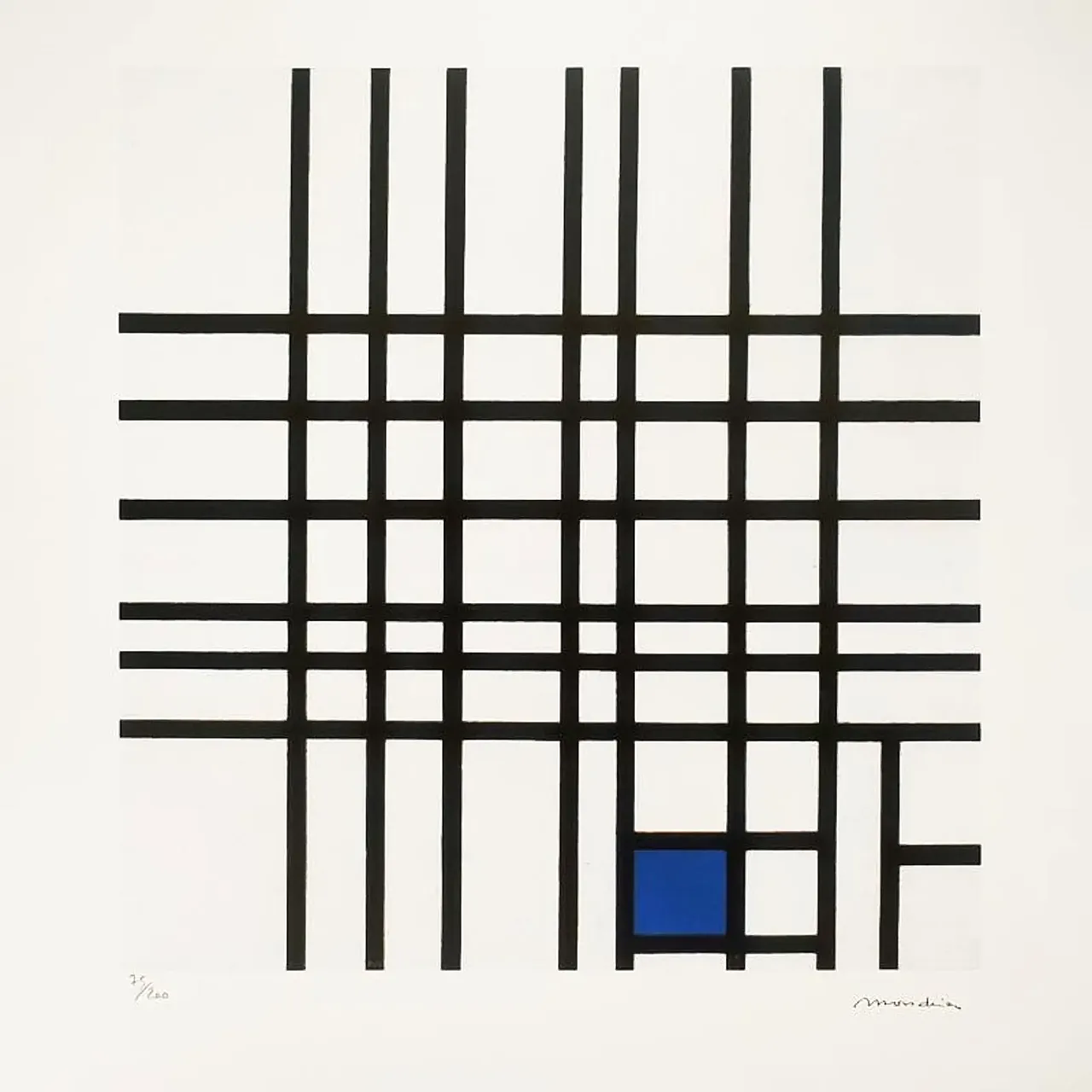Piet Mondrian Limited Edition Lithograph, 1970s 2