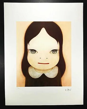 Nara Yoshitomo Limited Edition Lithograph, 1990s