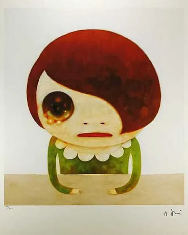 Nara Yoshitomo Limited Edition Lithograph, 1990s