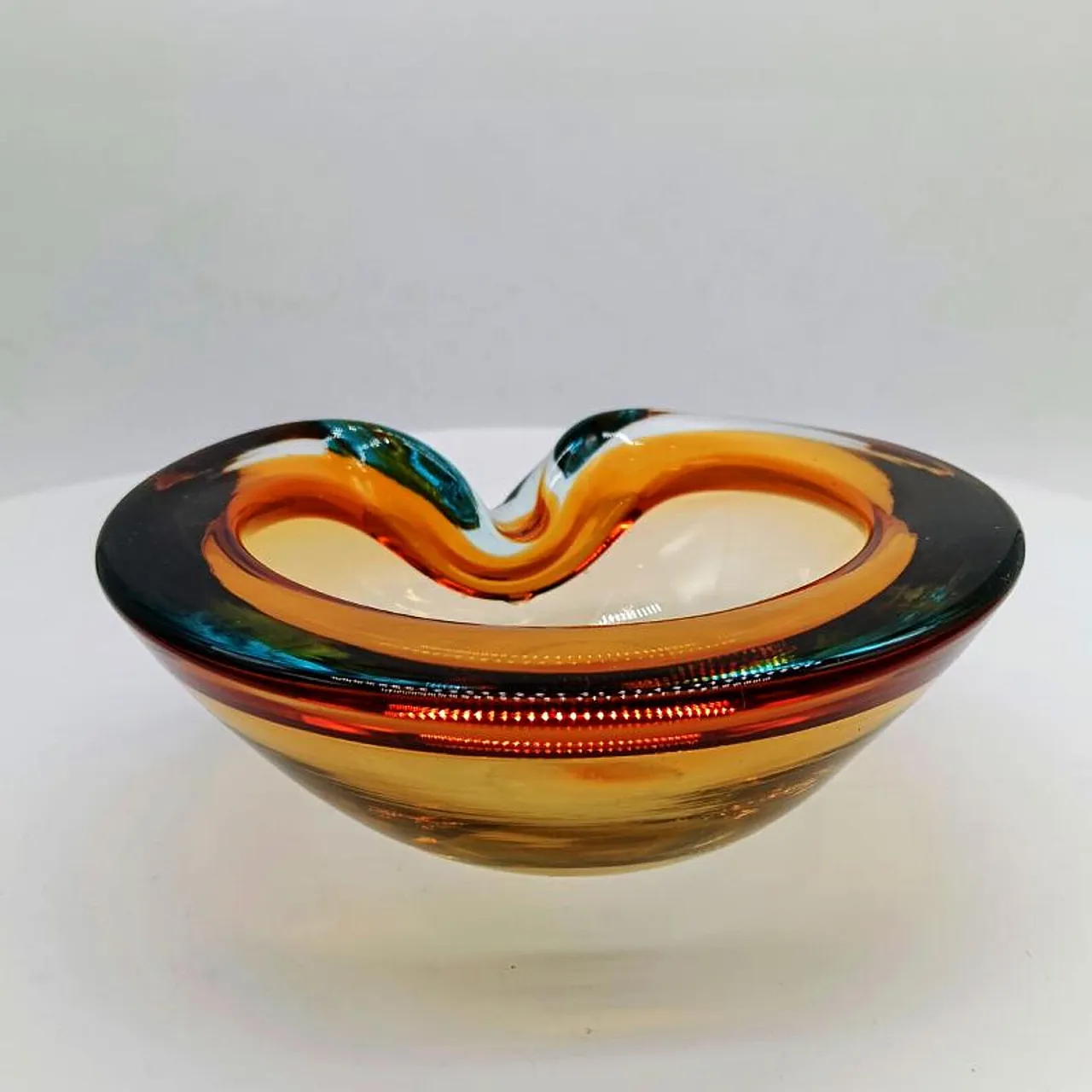 Posacenere in vetro di Murano di Flavio Poli per Seguso, anni '60 4