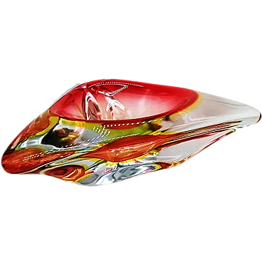 Triangular ashtray or catch-all in Murano Glass, 1960s