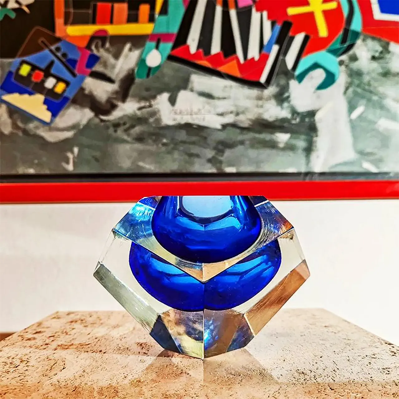 Posacenere in vetro di Murano di Flavio Poli per Seguso, anni '60 3