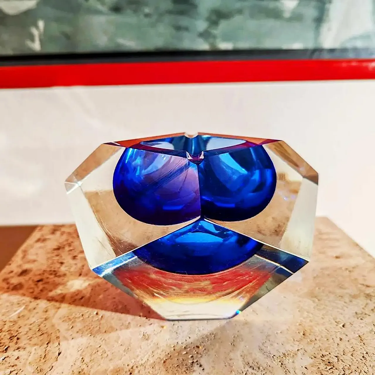 Posacenere in vetro di Murano di Flavio Poli per Seguso, anni '60 5