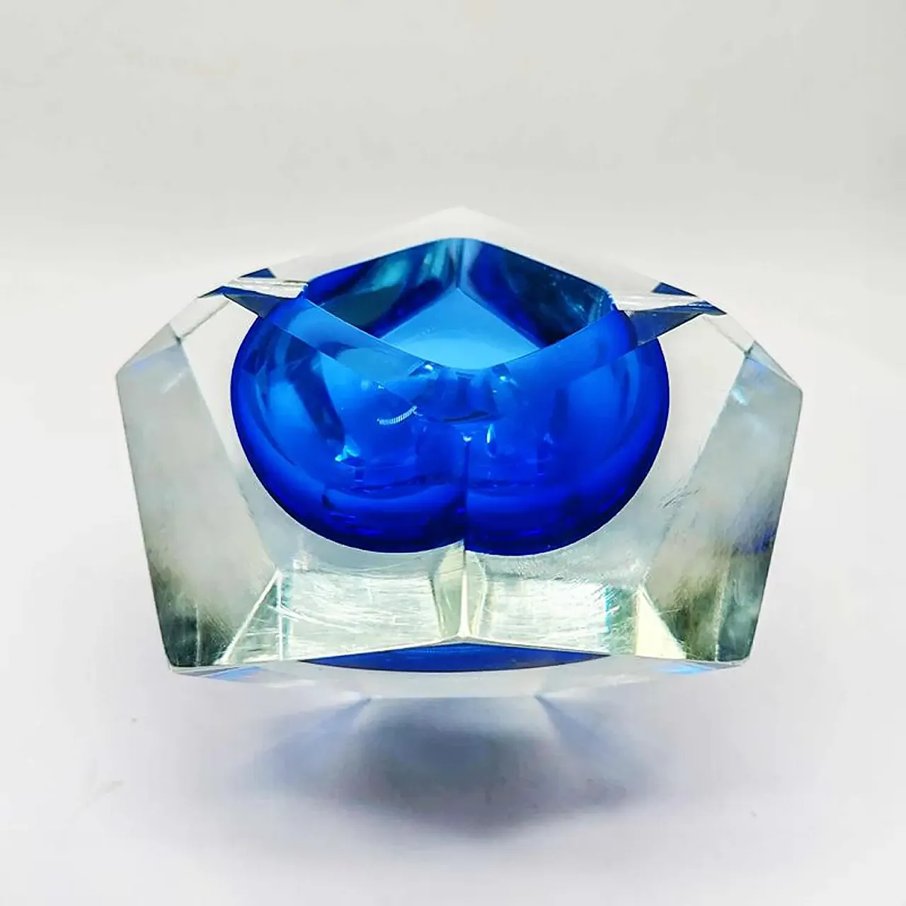 Posacenere in vetro di Murano di Flavio Poli per Seguso, anni '60 7