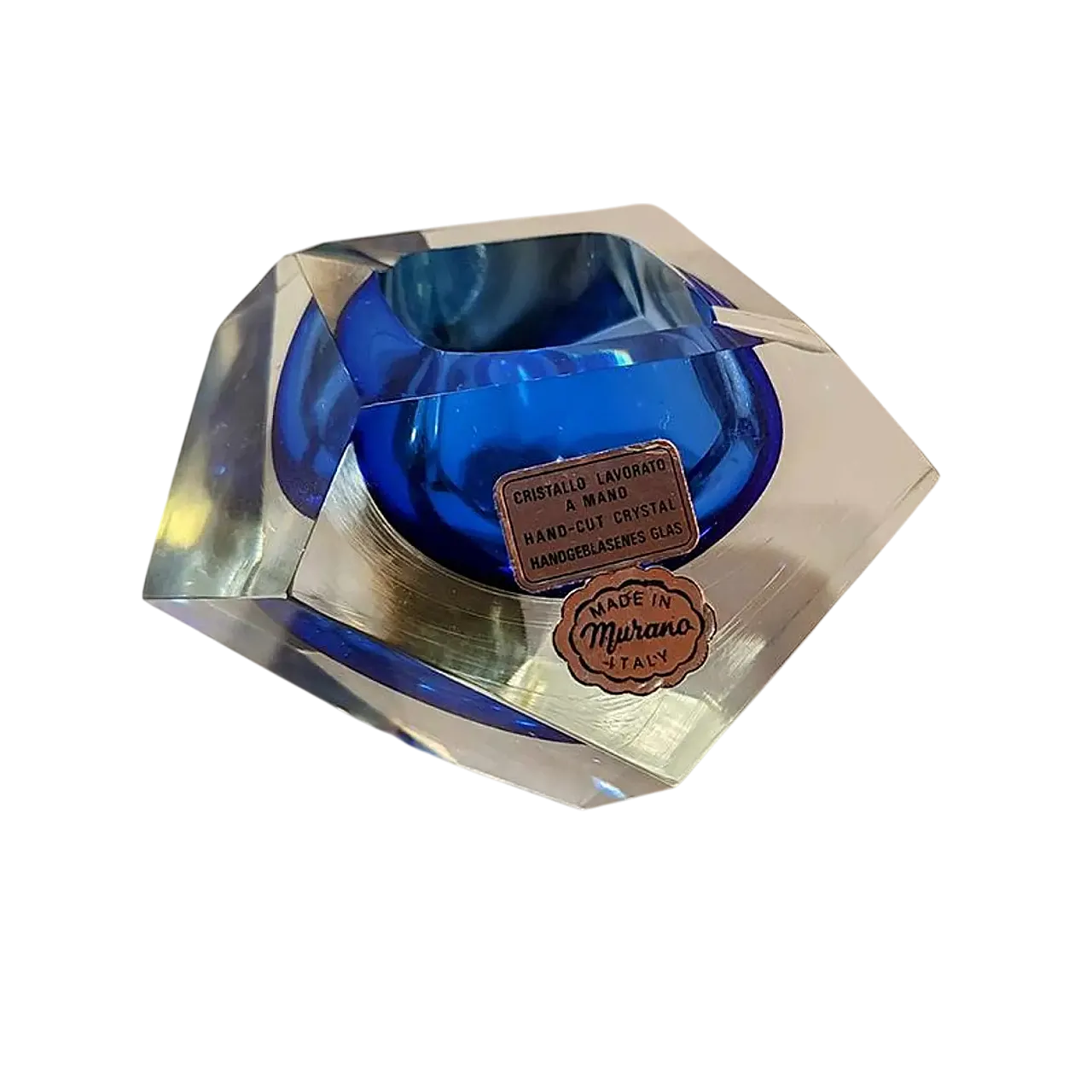 Posacenere in vetro di Murano di Flavio Poli per Seguso, anni '60 9