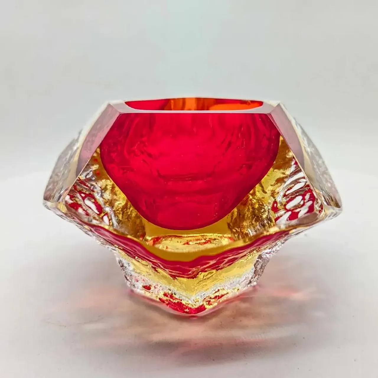 Posacenere in vetro di Murano di Flavio Poli per Seguso, anni '60 5