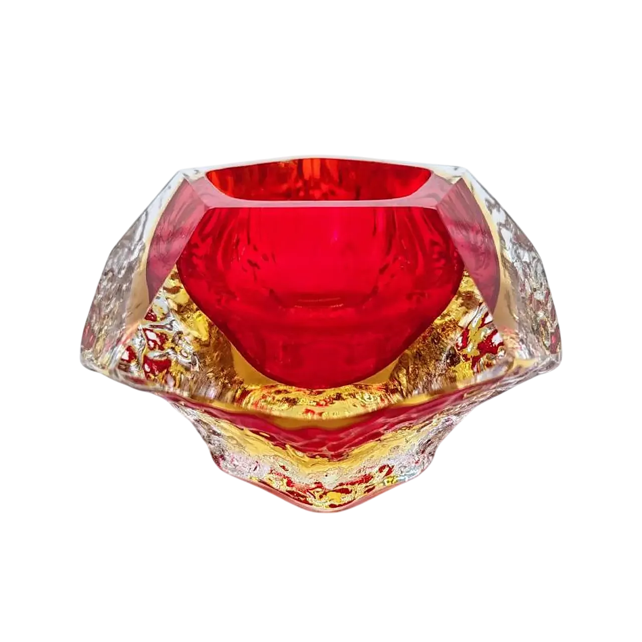 Posacenere in vetro di Murano di Flavio Poli per Seguso, anni '60 8