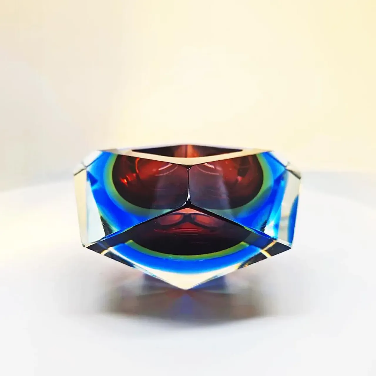 Posacenere in vetro di Murano di Flavio Poli per Seguso, anni '60 3