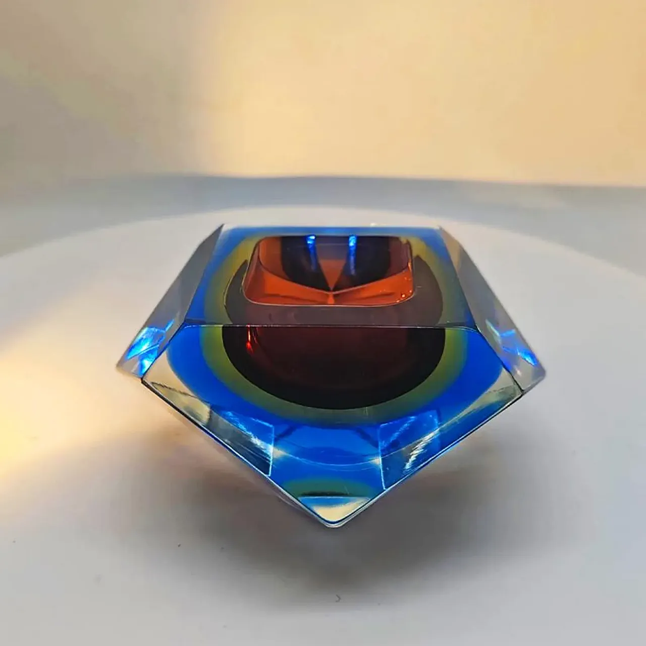 Posacenere in vetro di Murano di Flavio Poli per Seguso, anni '60 5