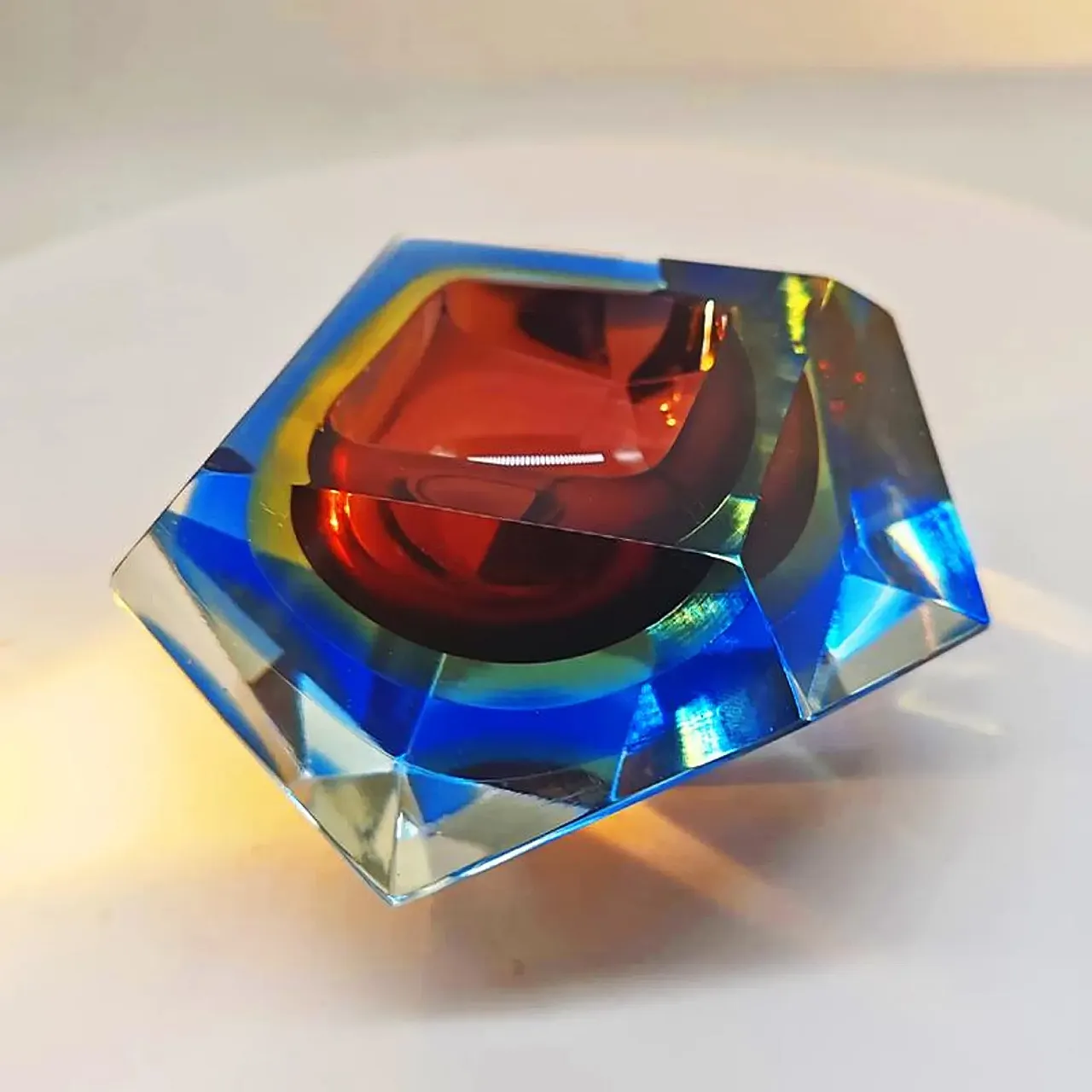 Posacenere in vetro di Murano di Flavio Poli per Seguso, anni '60 6