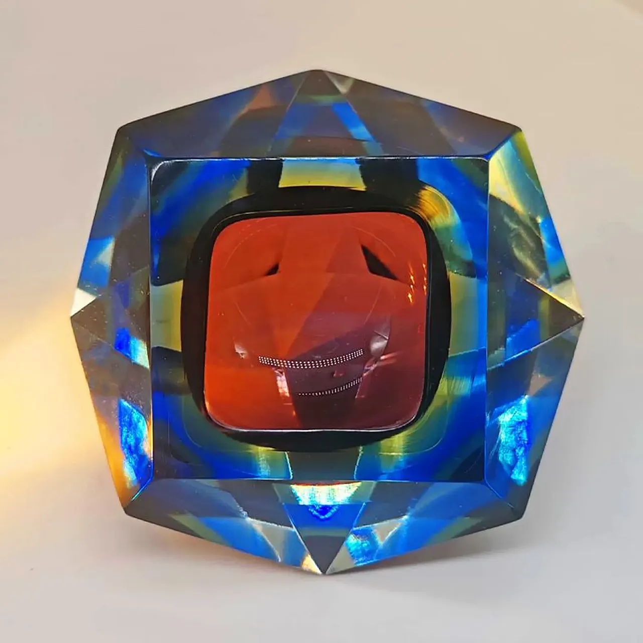 Posacenere in vetro di Murano di Flavio Poli per Seguso, anni '60 7