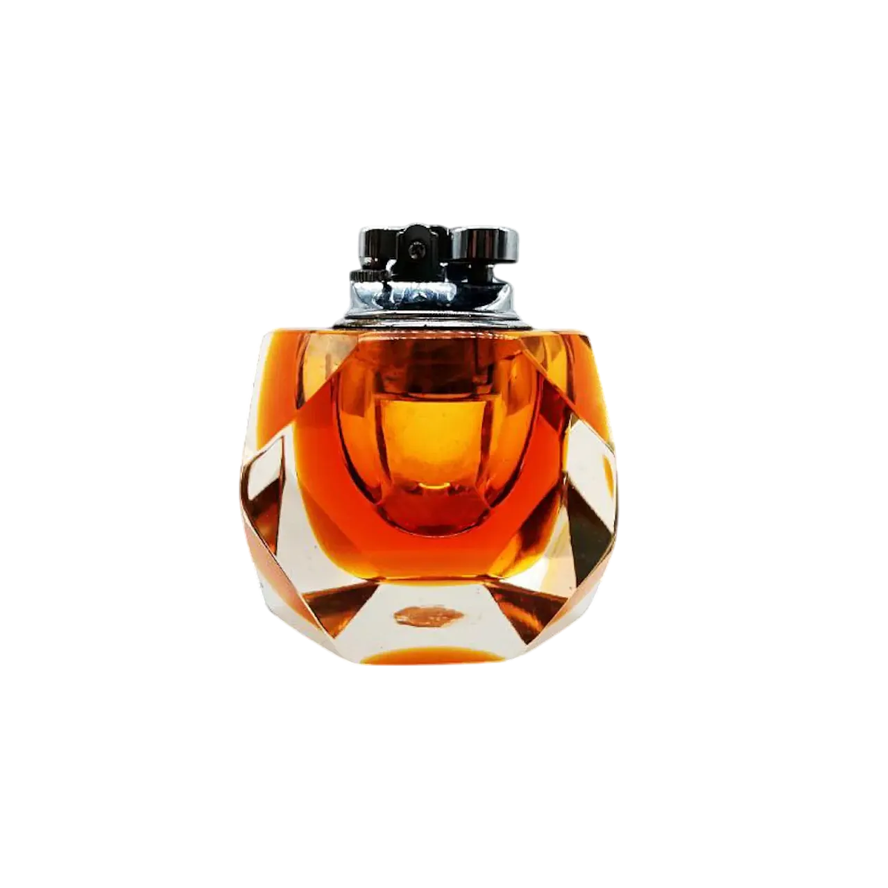 Accendino da tavolo in vetro di Murano di F. Poli per Seguso, anni '60 4