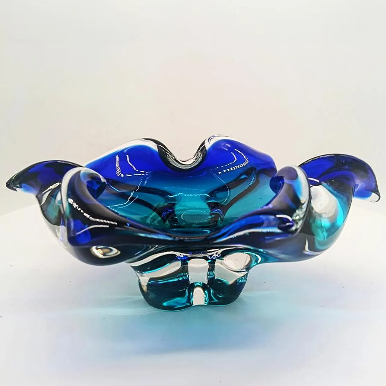 Posacenere o svuotatasche in vetro di Murano, anni '60 1