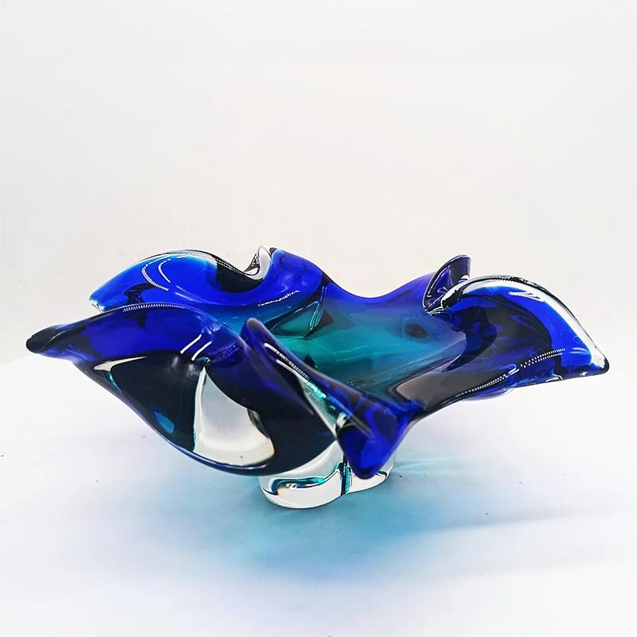 Posacenere o svuotatasche in vetro di Murano, anni '60 2