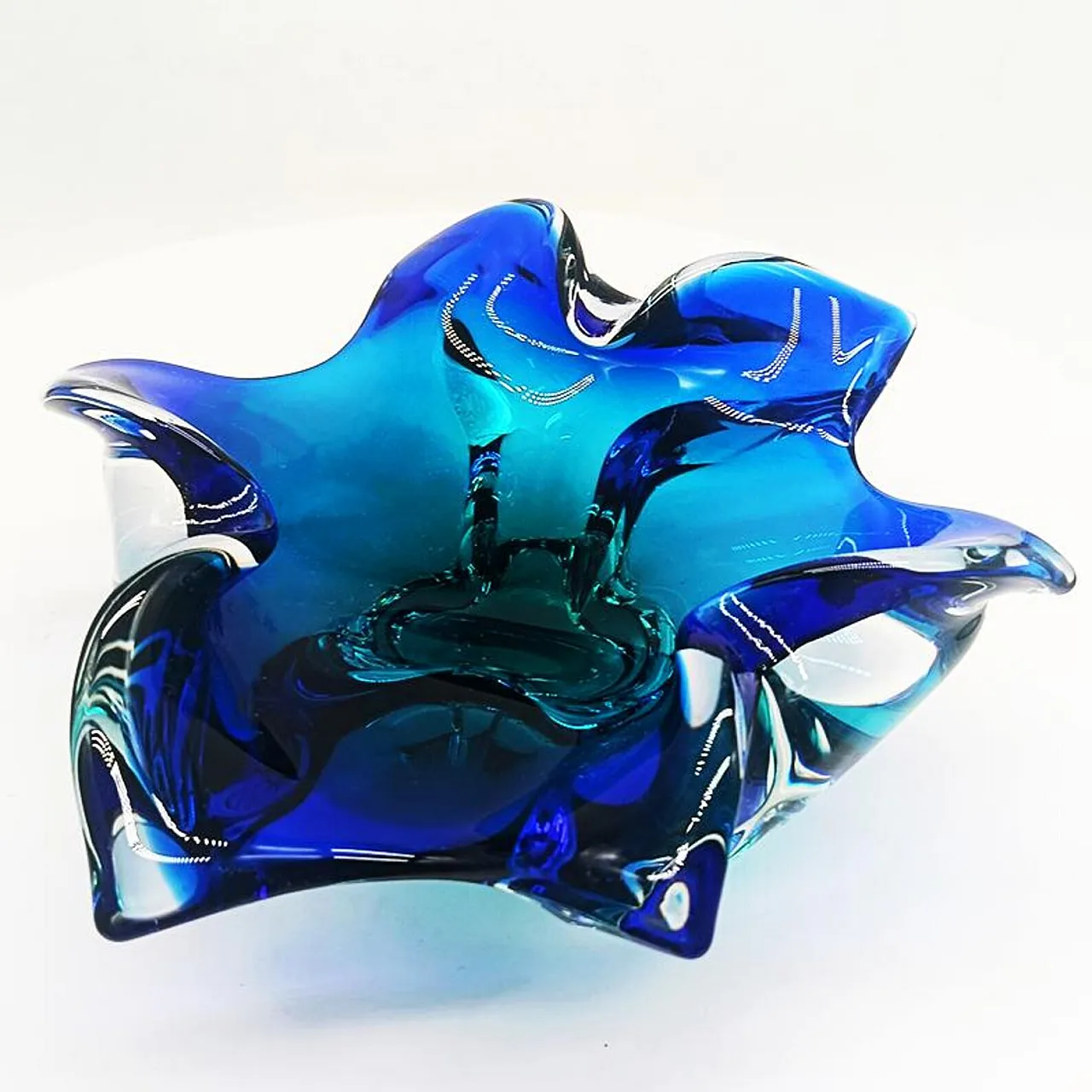 Posacenere o svuotatasche in vetro di Murano, anni '60 4