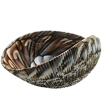 Centerpiece hand-worked Murano Art glass, 1970s