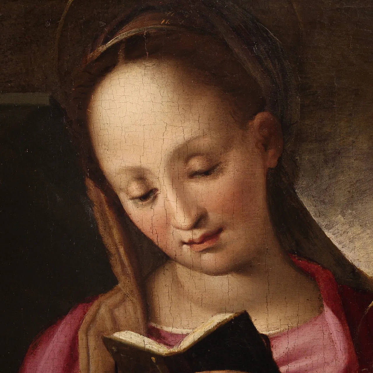 Painted on the table Madonna and Child and San Giovannino, 16th c. 6