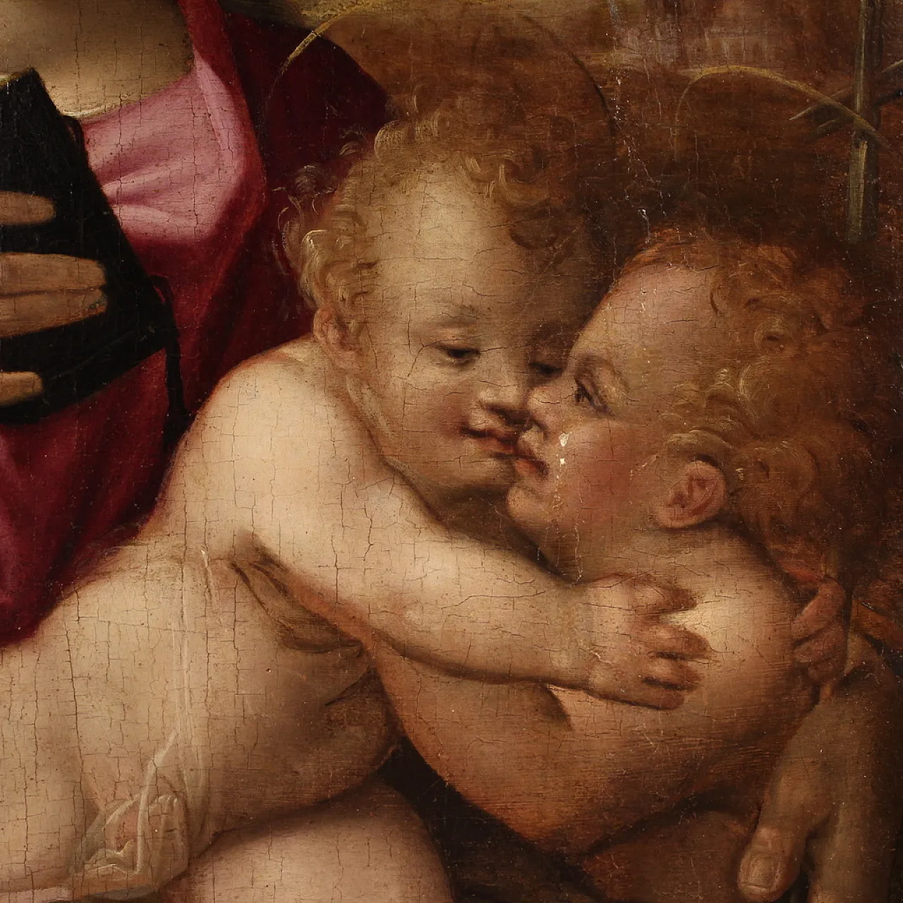 Painted on the table Madonna and Child and San Giovannino, 16th c. 11