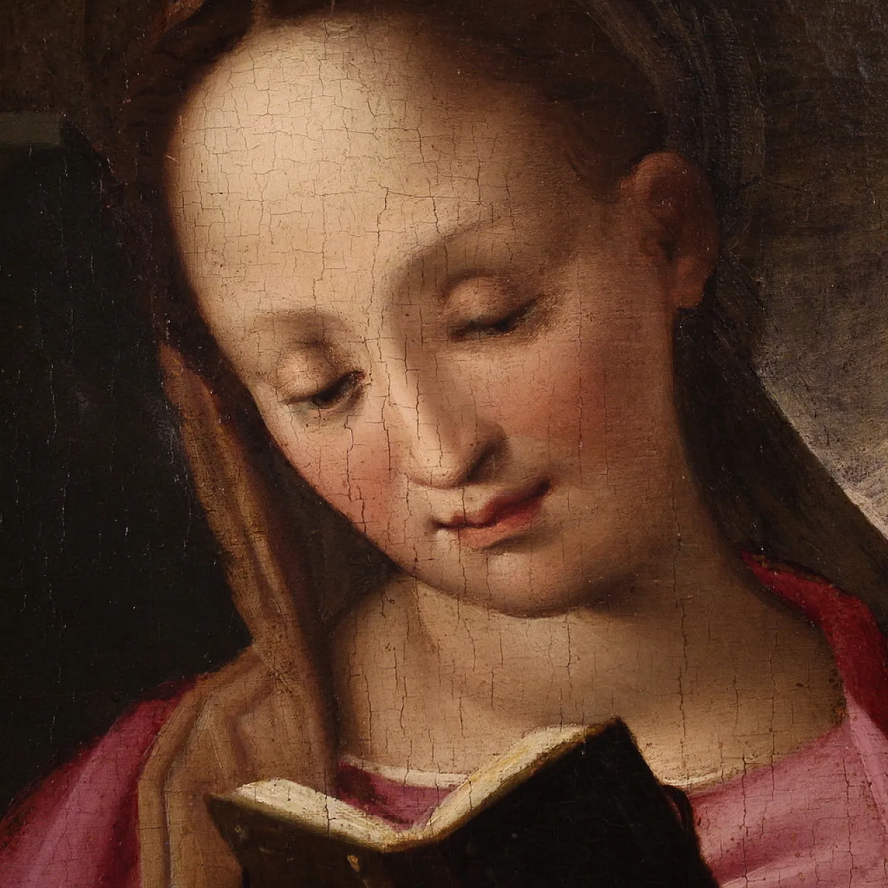 Painted on the table Madonna and Child and San Giovannino, 16th c. 15