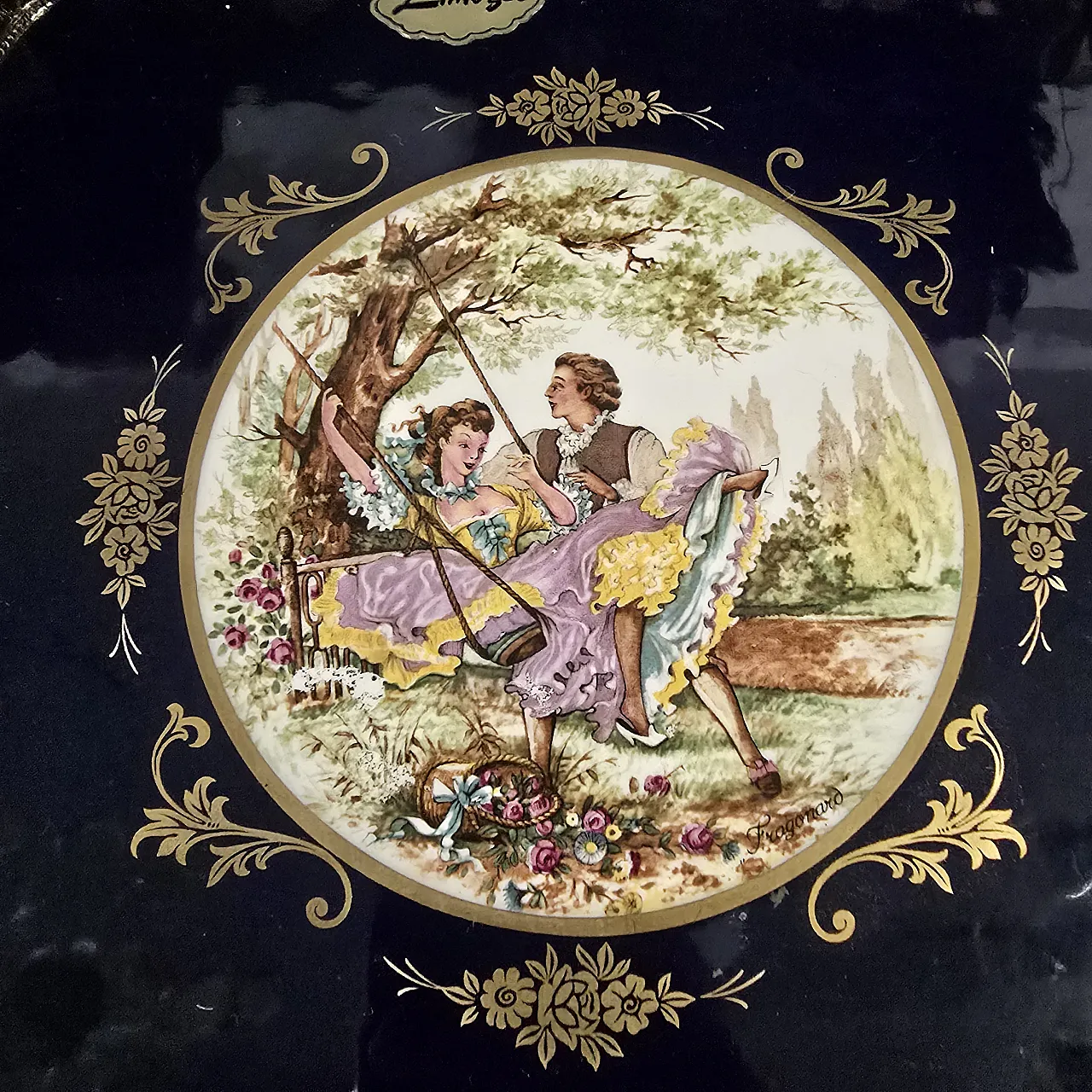 Limoges tray, 60s 2