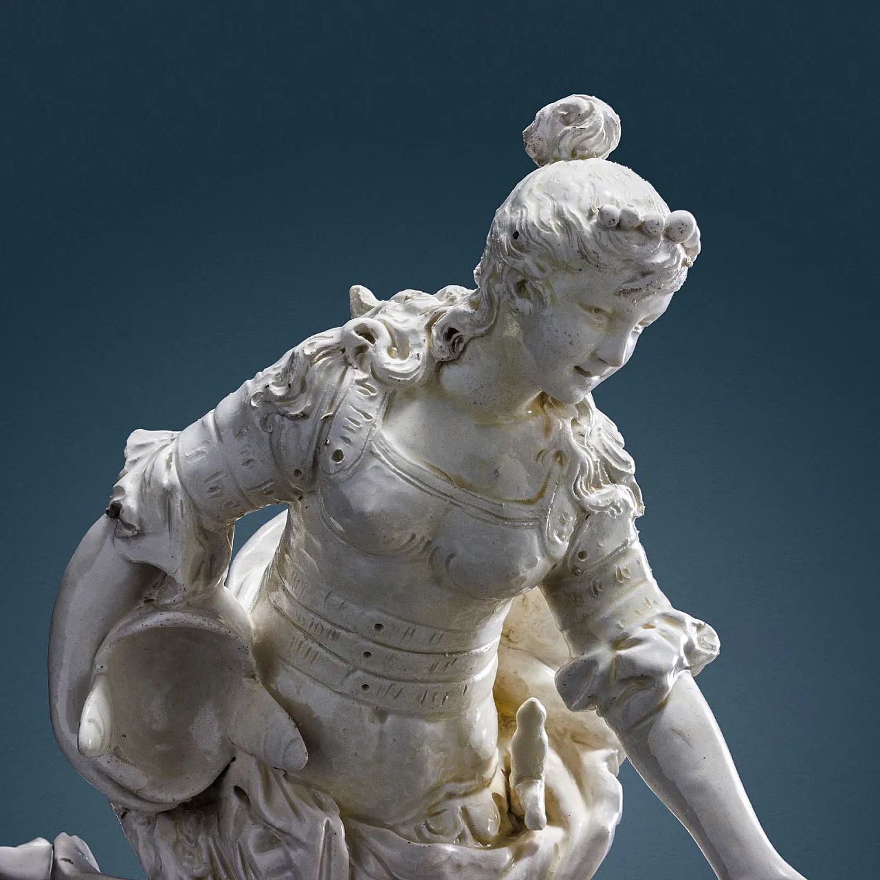 Erminia tra i pastori, scultura in ceramica, '800 9