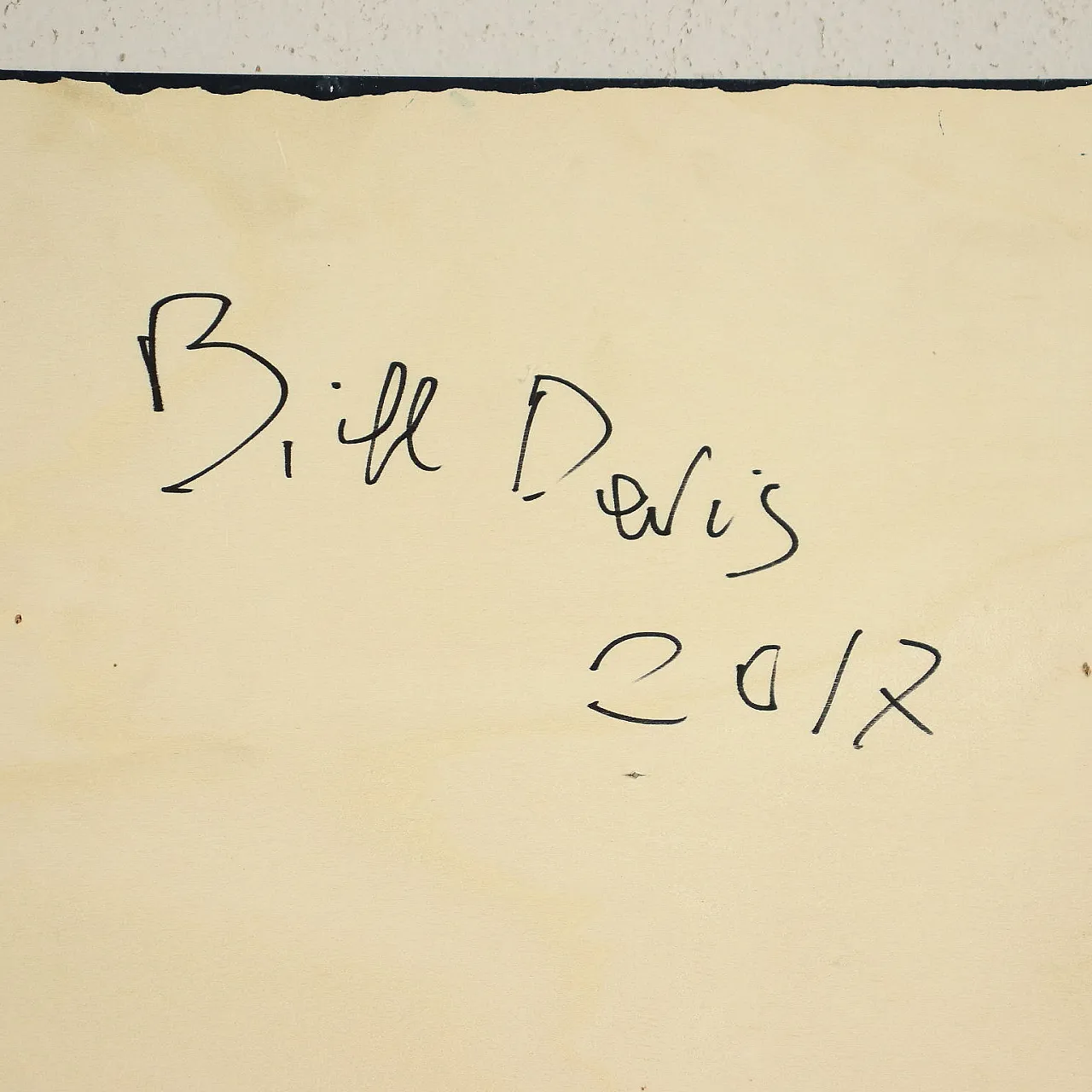 Bill Davis, Homage to Nannarella, mixed media painting, 2017 8