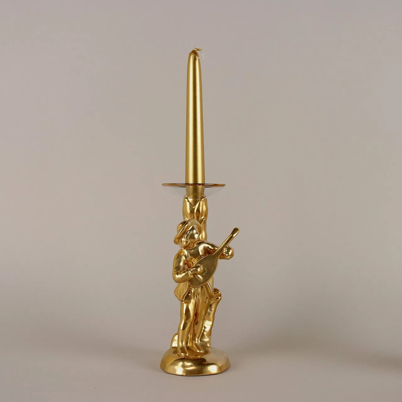 Coppia di candelieri in ceramica di Manifattura Este, '900 3