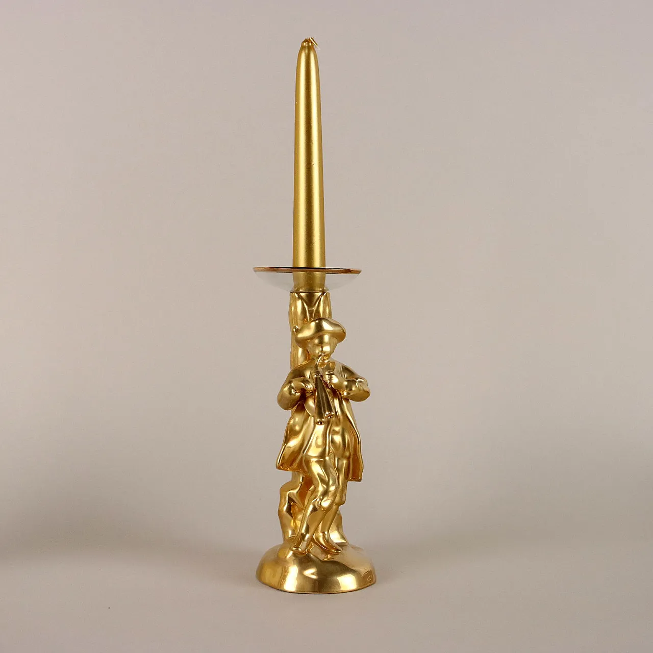 Coppia di candelieri in ceramica di Manifattura Este, '900 4