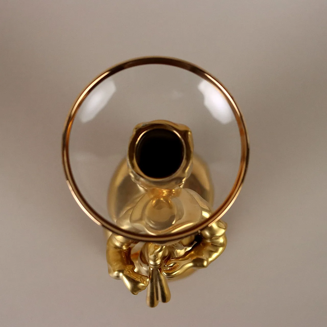 Coppia di candelieri in ceramica di Manifattura Este, '900 5