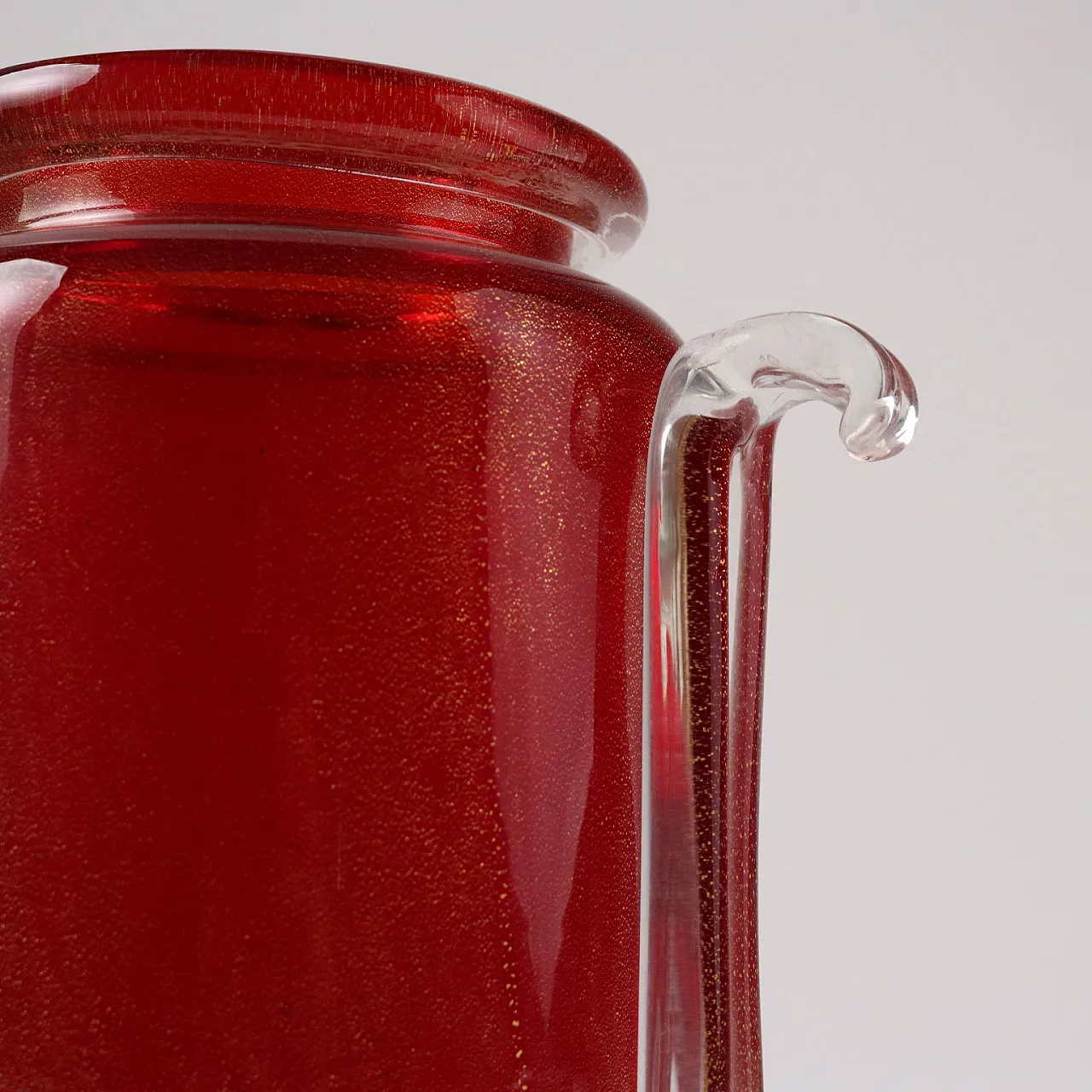 Vaso in vetro di Murano, anni '70 4