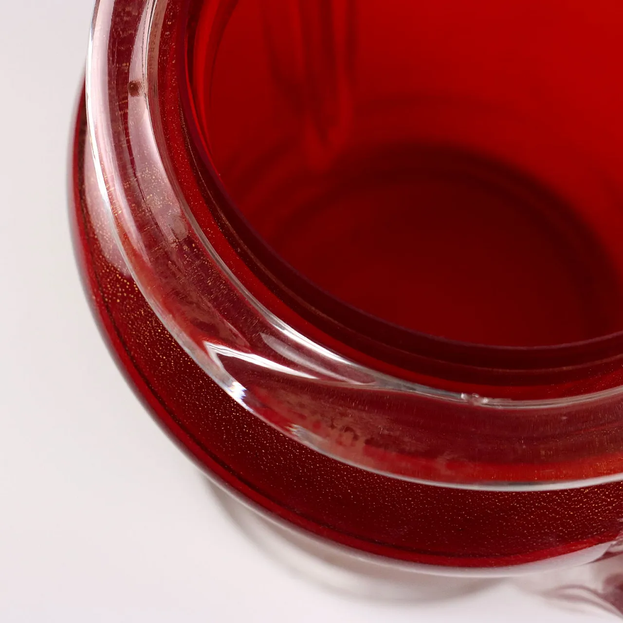 Vaso in vetro di Murano, anni '70 9