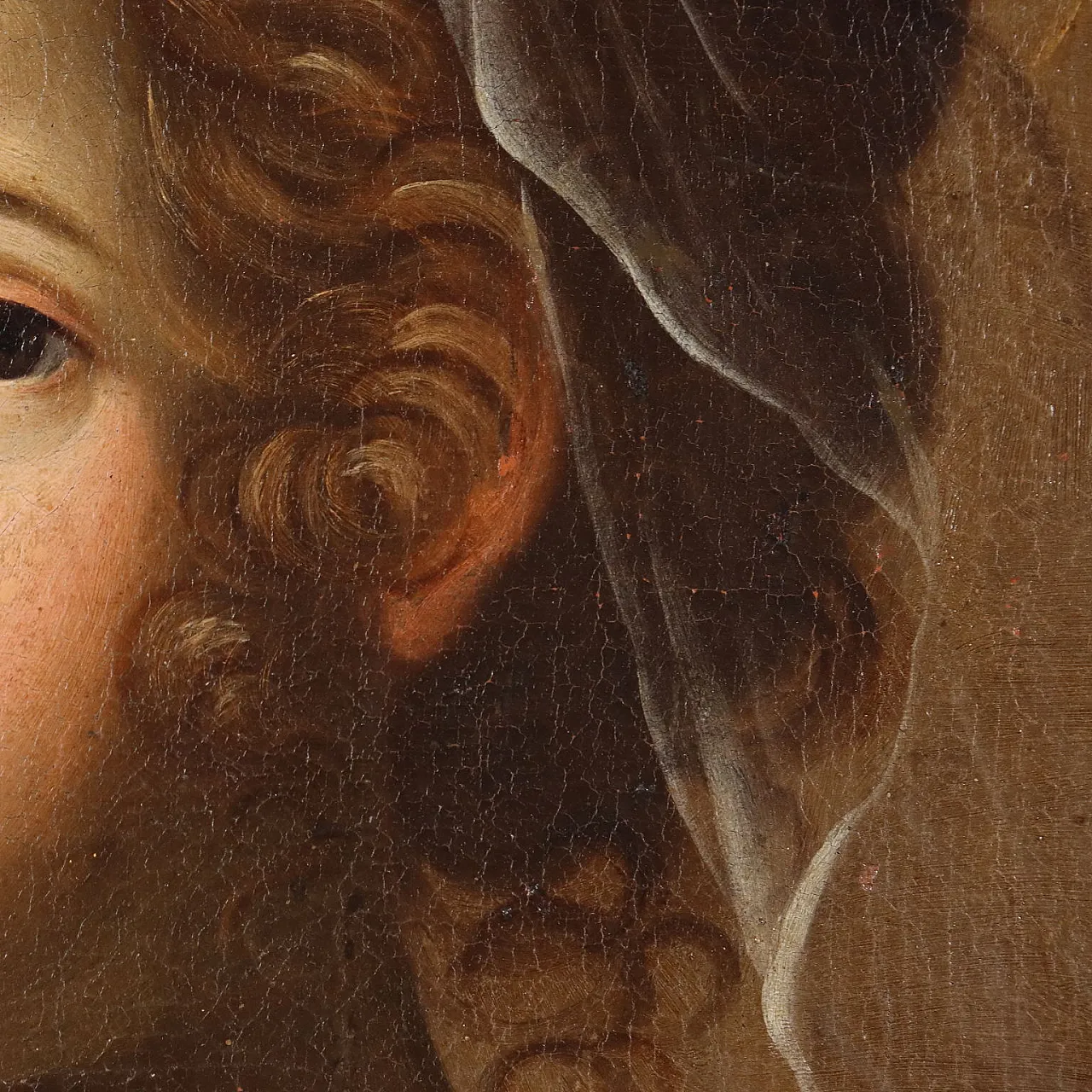 Painting of Saint Martyr, oil on canvas, 17th Century 6