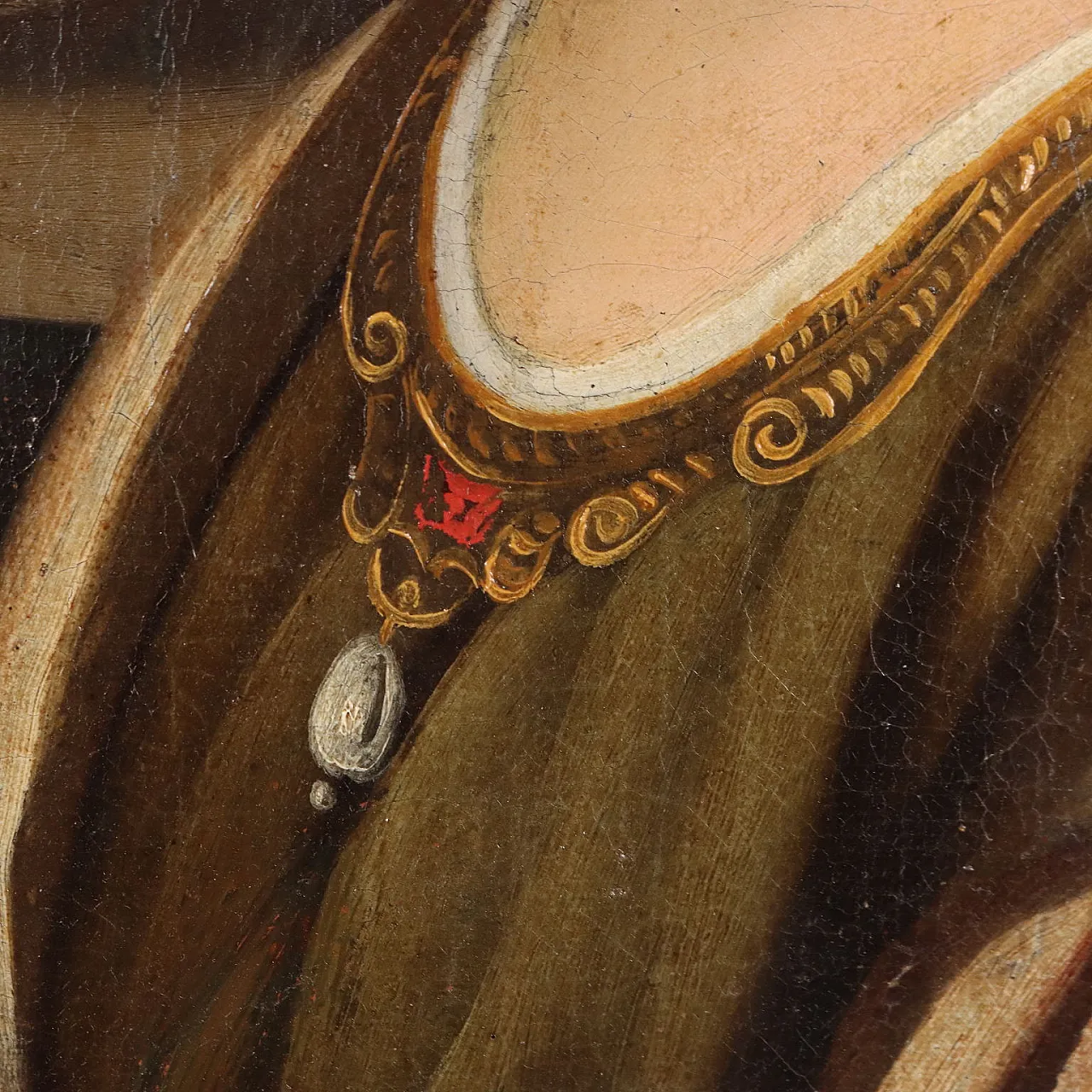 Painting of Saint Martyr, oil on canvas, 17th Century 8