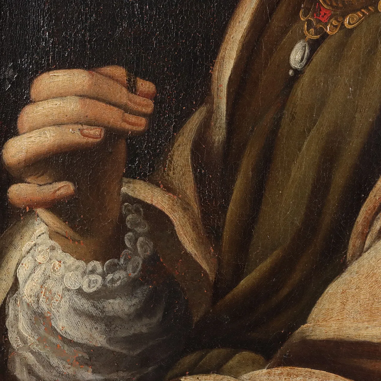 Painting of Saint Martyr, oil on canvas, 17th Century 9